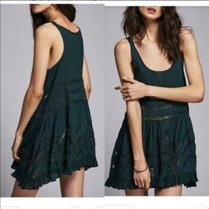voile and lace trapeze slip dress free people